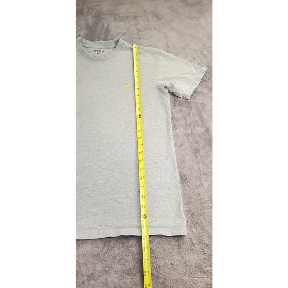 Carhartt Shirt Mens Sz XS Gray Logo Tee Loose Fit Crew Neck Ca16 - Picture 2 of 6